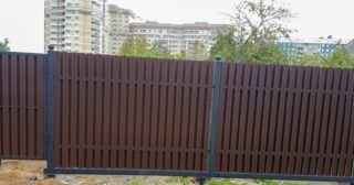 Купить распашные ворота из штакетника Усть-Джегута, цена от 2709 руб.